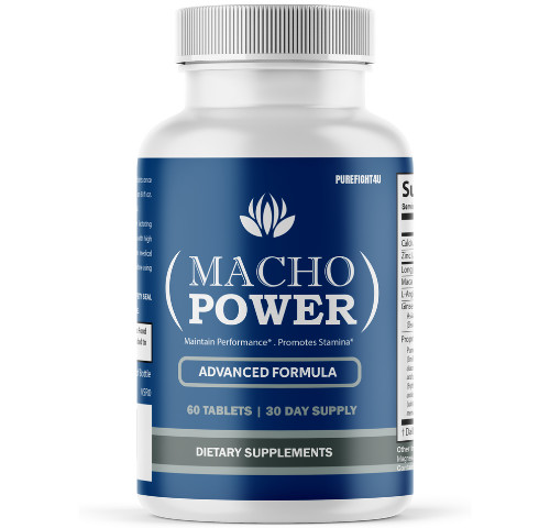 Macho Power Male Maximum Performance Advanced Formula Tablet- 60 Tablets