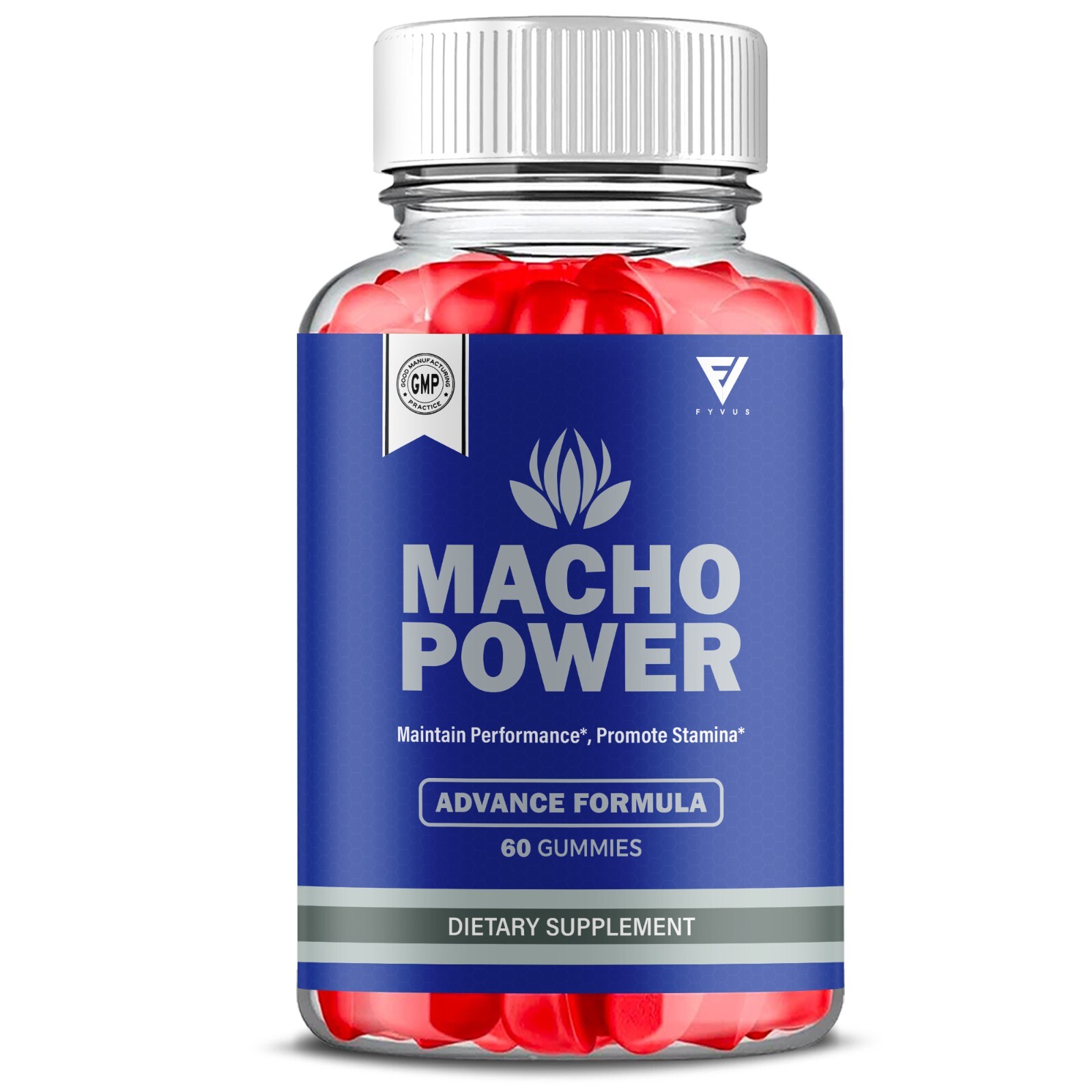Macho Power Gummies, MachoPower Maximum Performance (60 Gummies)