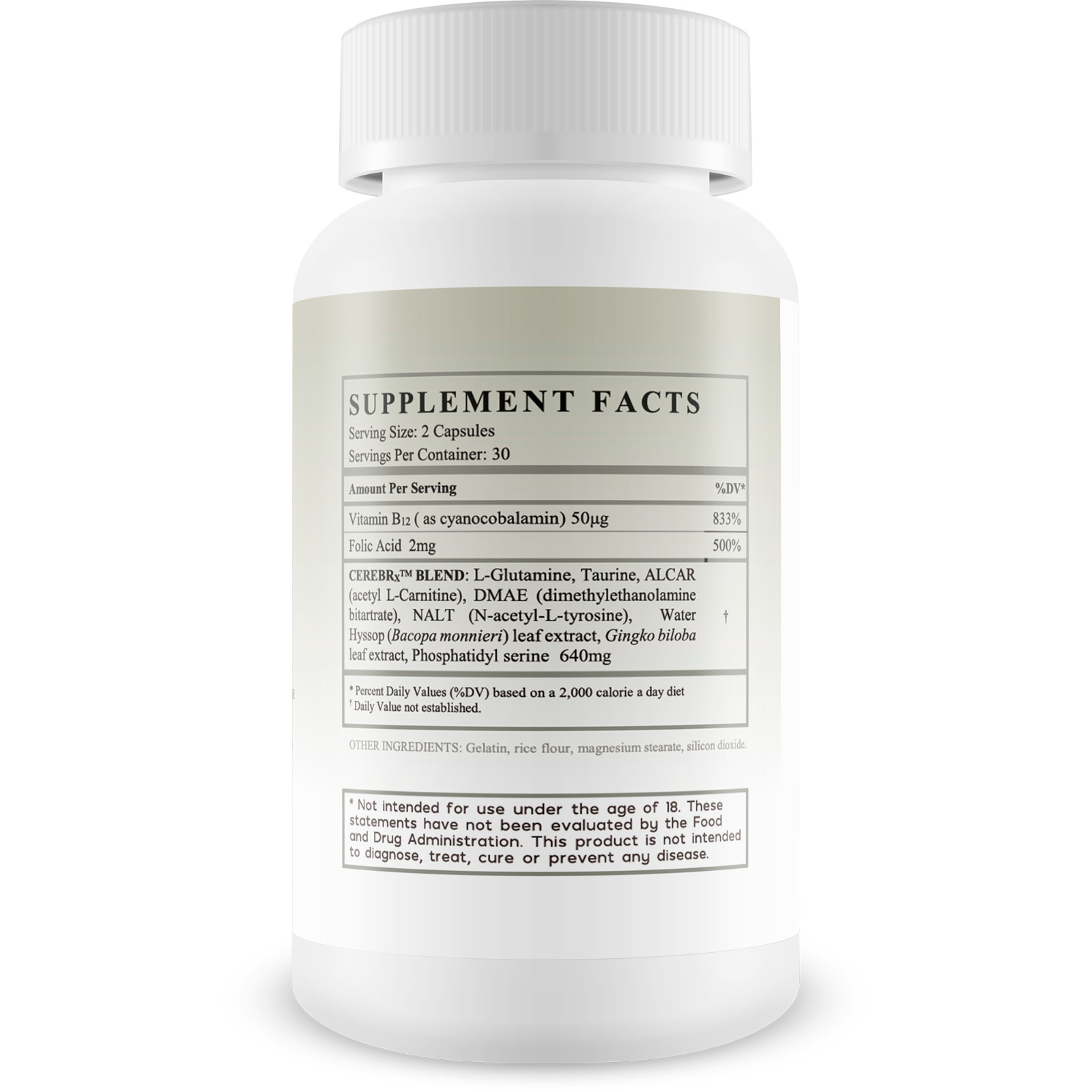 Mind Health Pro Elysce Clear State of Mind & Brain Memory Support