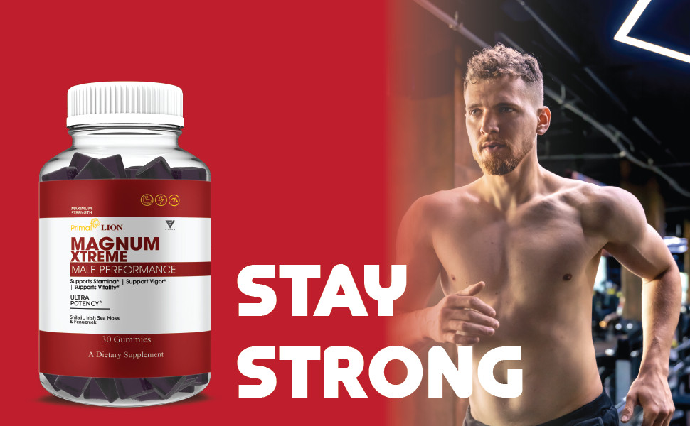 (5 Pack) Primal Lion Magnum Extreme Performance Gummies (5 Month Supply)