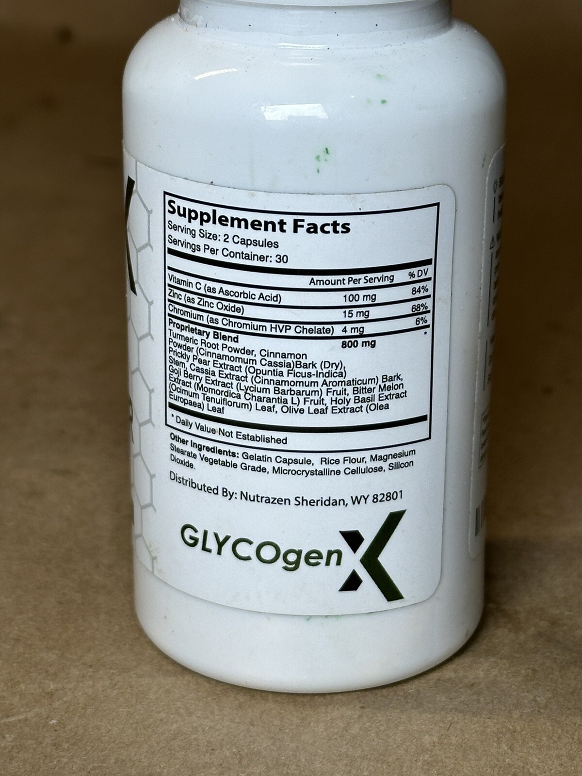 Glyco Optimizer GlycogenX Pills Blood Formula Supplement (60 Capsules)