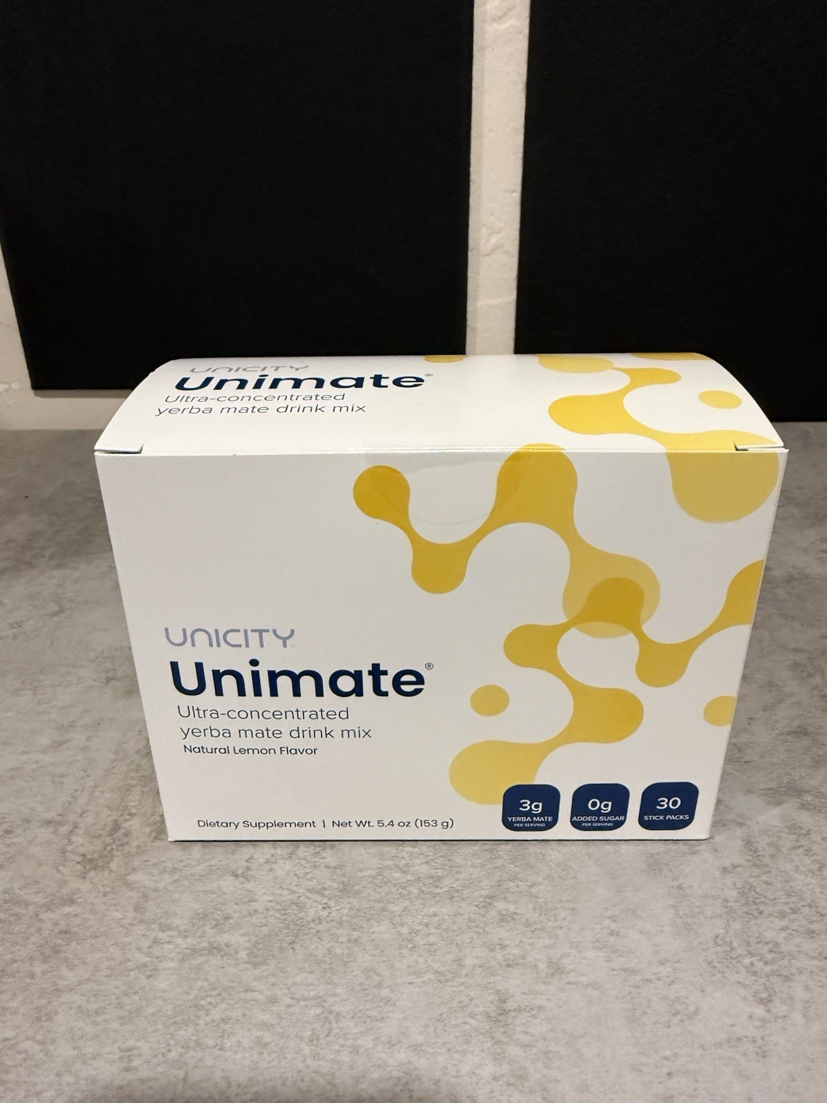 Unicity Unimate Yerba Mate Drink Mix – 30 Stick Packs (NEW, Exp 2027)