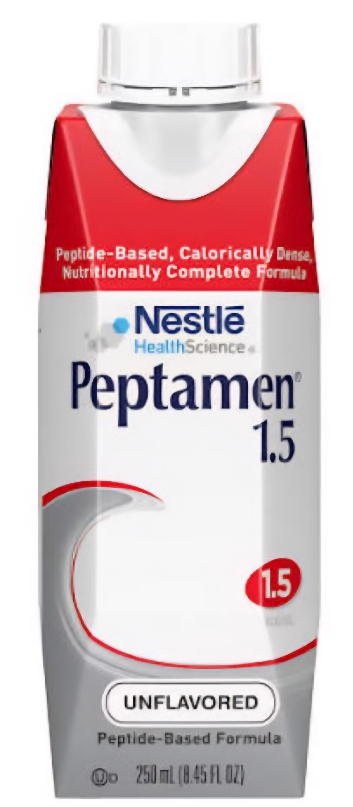Nestlé Peptamen 1.5 Liquid Unflavored Peptide-Based Formula 250 mL (8.45 fl oz)