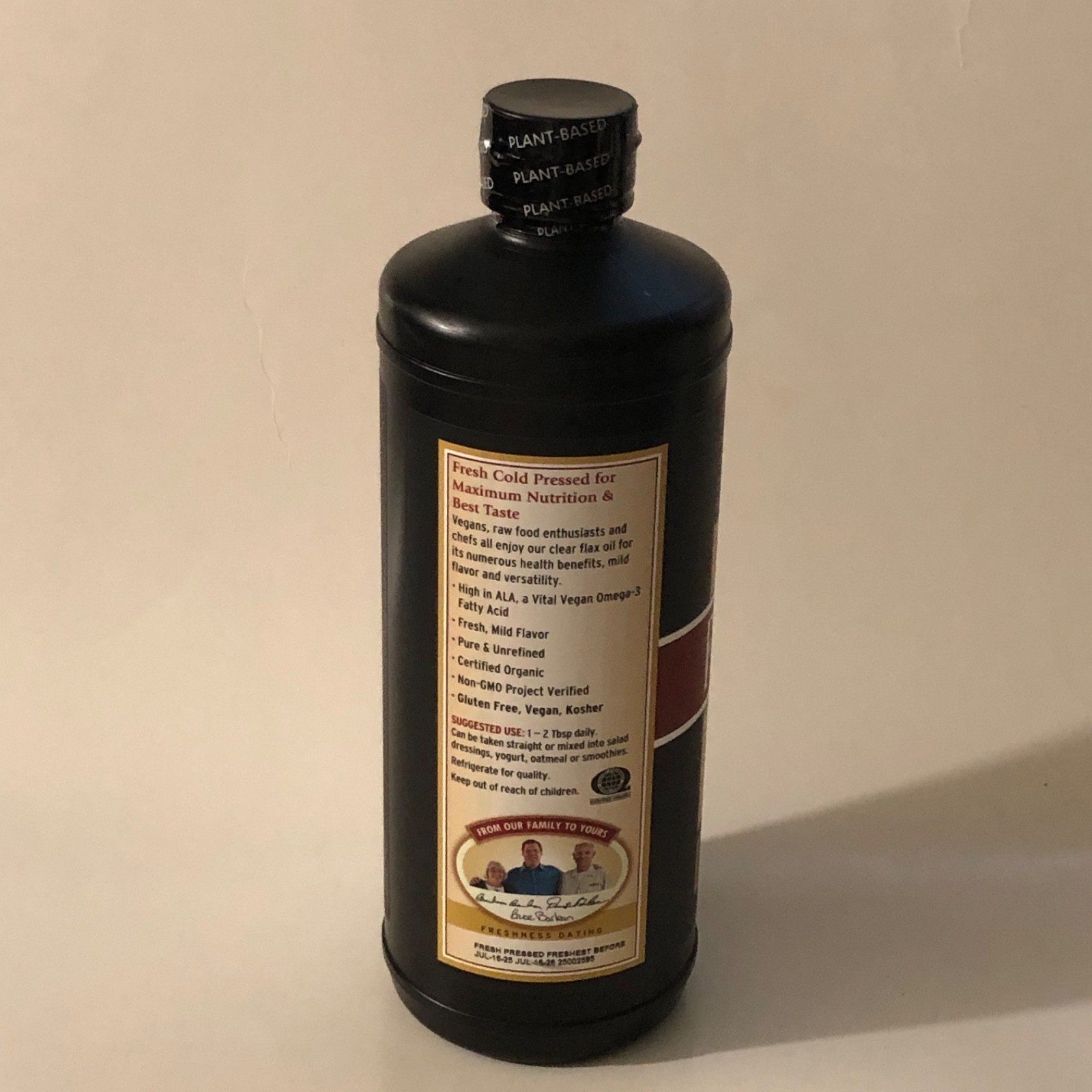 Barlean’s Organic Fresh Flax Oil — 32 Fl Oz