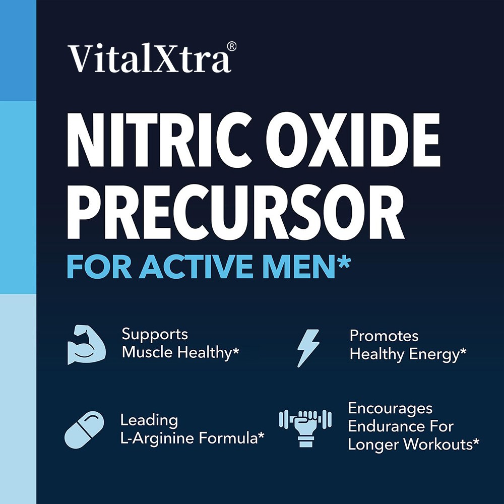 Nitric Oxide Booster 30/60/120 Caps Boost Energy,Endurance&Muscle Health Non GMO