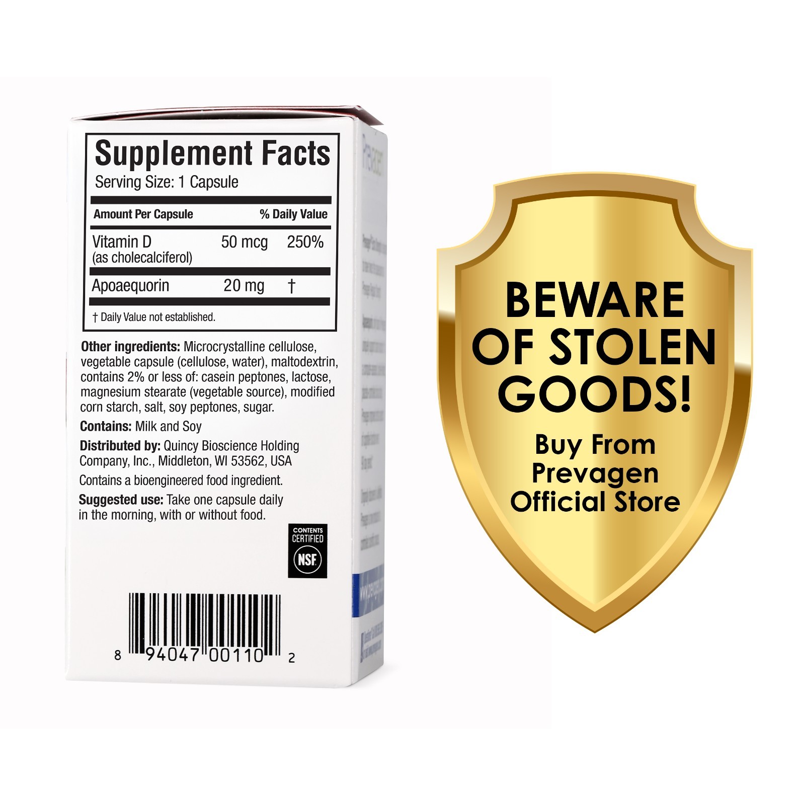Prevagen Extra Strength 20mg Capsules – 30 Count – 2 Pack (60-Day Supply)