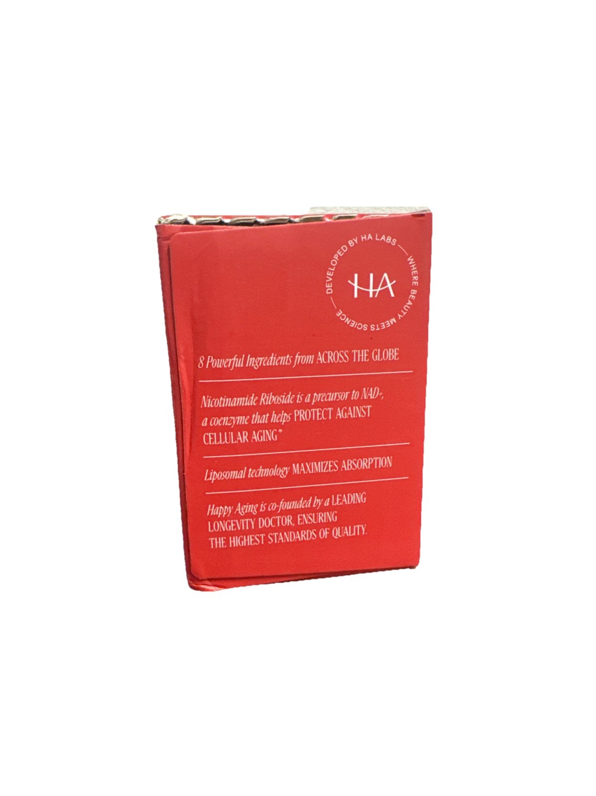 Happy Aging Longevity Shots High purity NAD+ and resveratrol Exp: 5/12/26