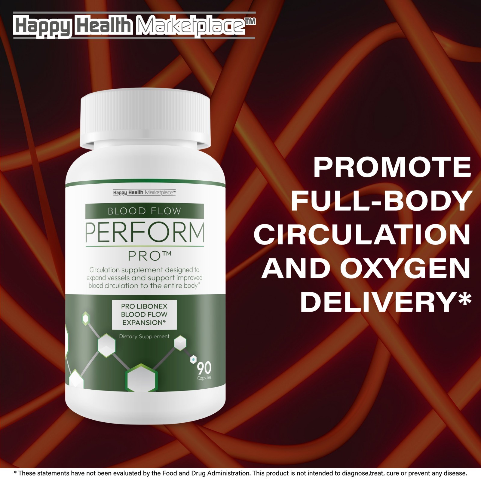 Perform Pro – Our Best Blood Flow Booster for Improved Performance & Stamina