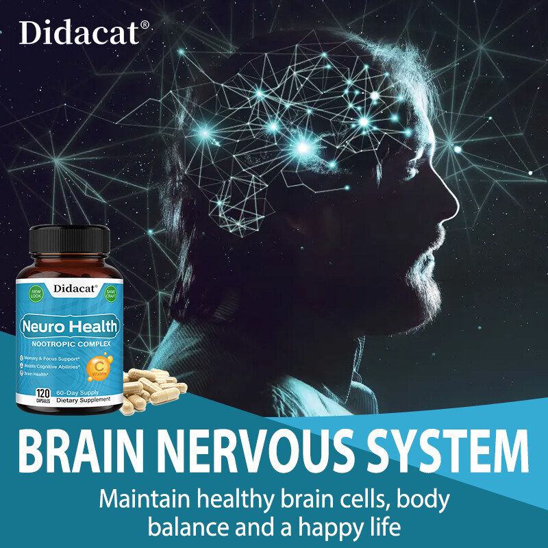 Neuro Health – Nootropic Memory Brain Health Focus Energy Support Capsules