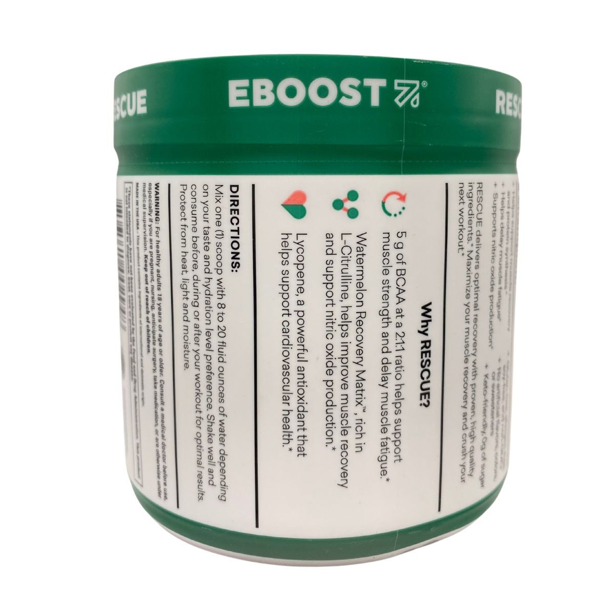Eboost Rescue BCAA Recovery Matrix Watermelon – 20 Servings | Energy Support