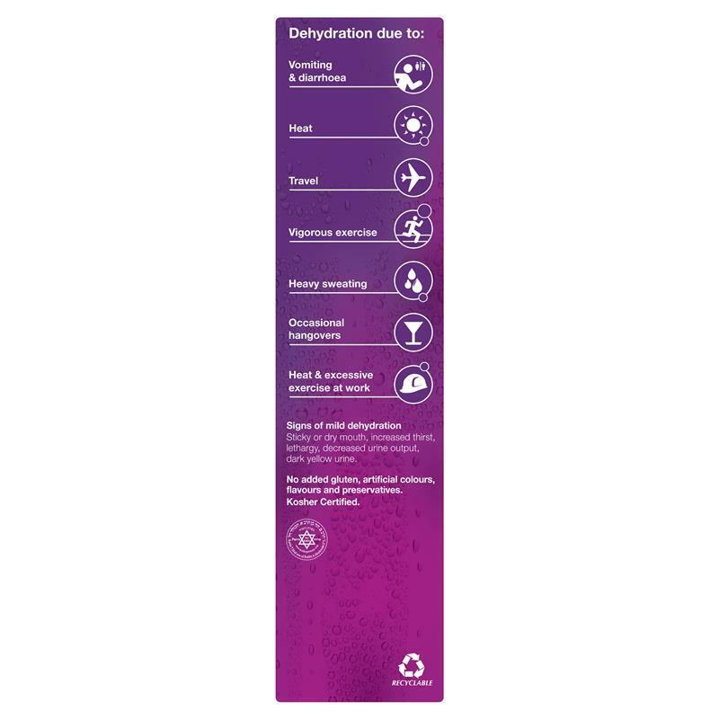 Hydralyte Effervescent Electrolyte Apple Blackcurrant Flavoured 20 Tablets