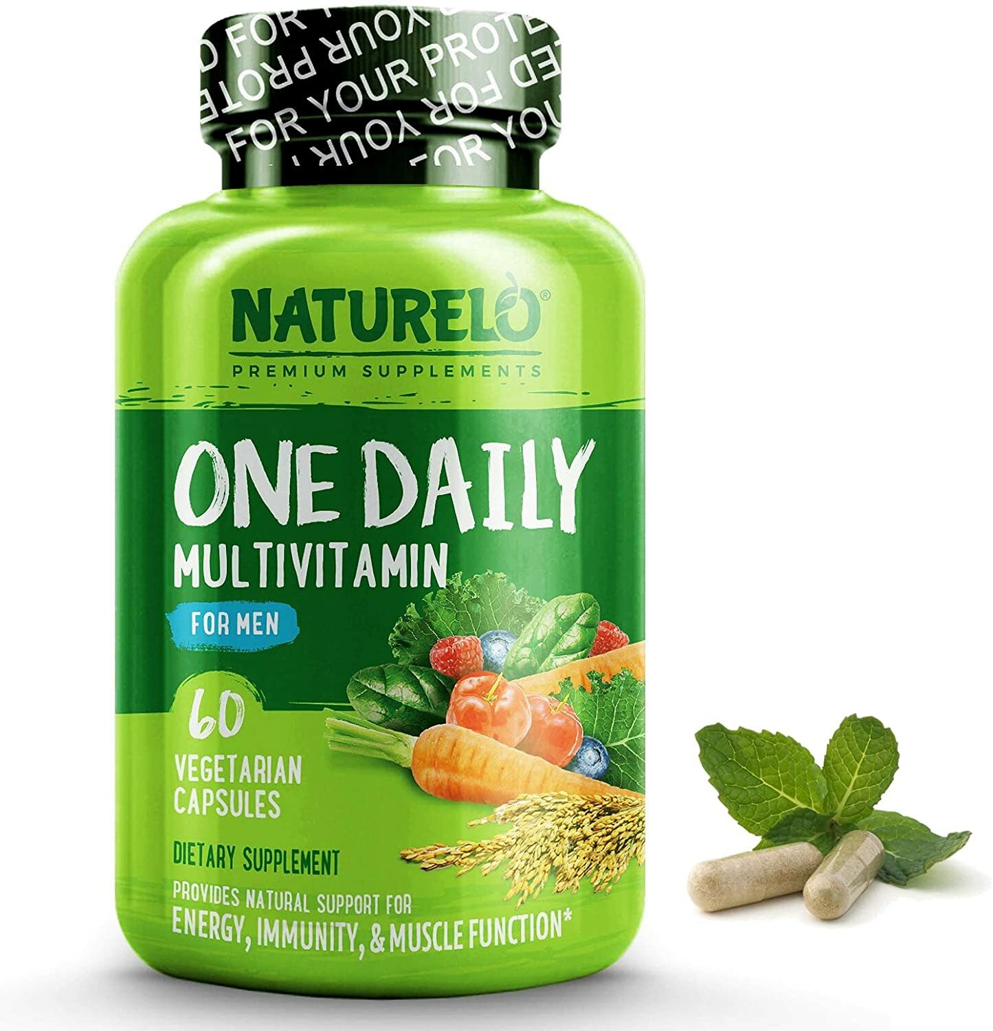 One Daily Multivitamin for Men – Covers All Vitamin & Mineral Needs 60 Caps