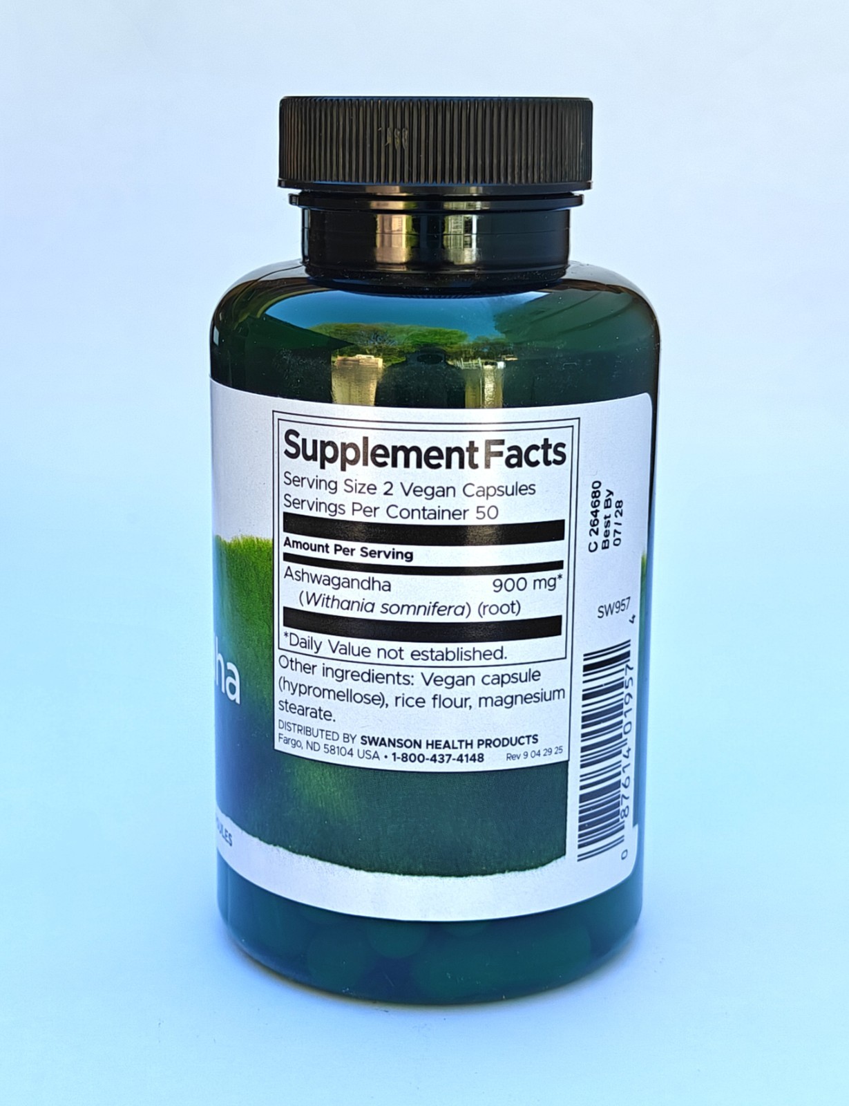 SWANSON ASHWAGANDHA 450 MG 100 KAPSELN