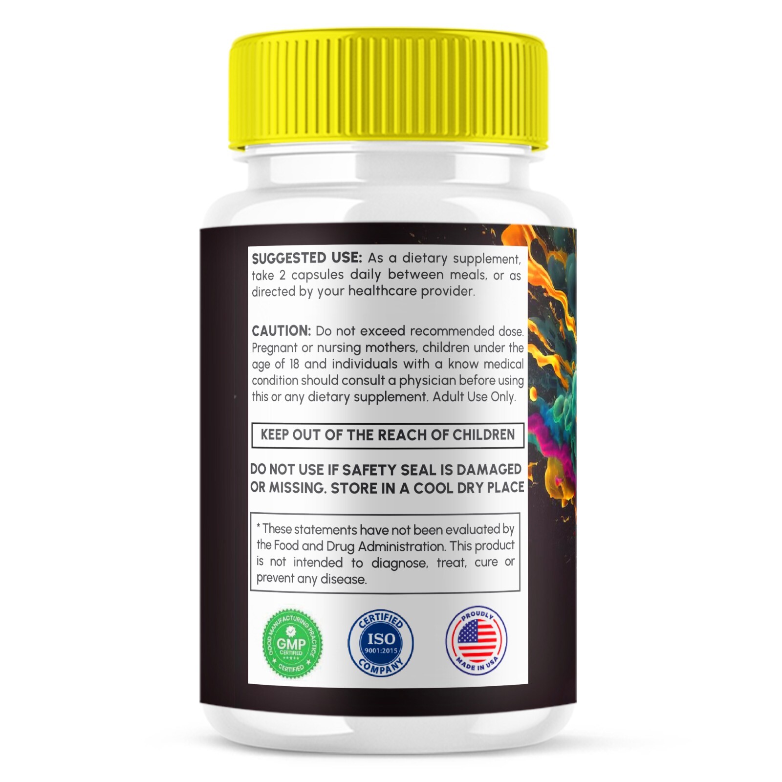 (3 Pack) IQ Blast Pro Brain Pills IQ BlastPro Memory Supplement (180 Capsules)