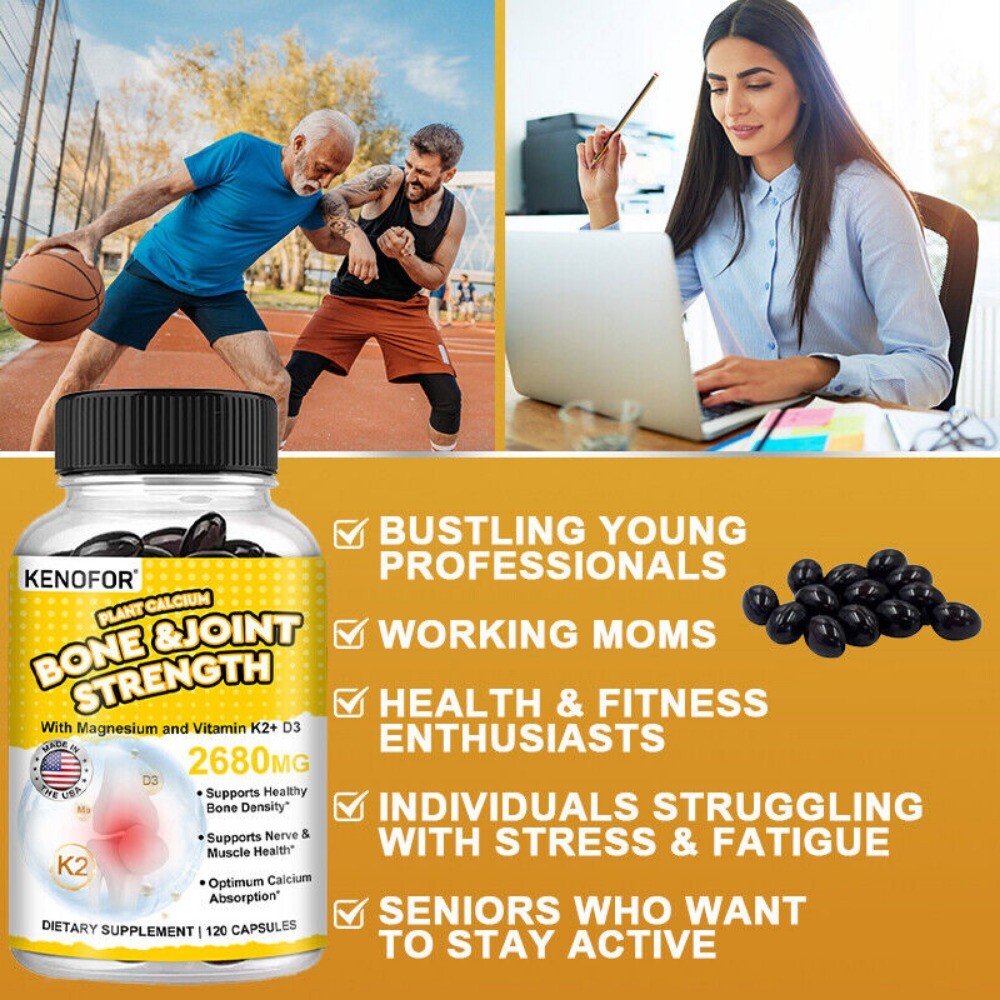Glucosamine Chondroitin With Vitamin D3 & K2 Joint Support 2680mg 120 Capsules