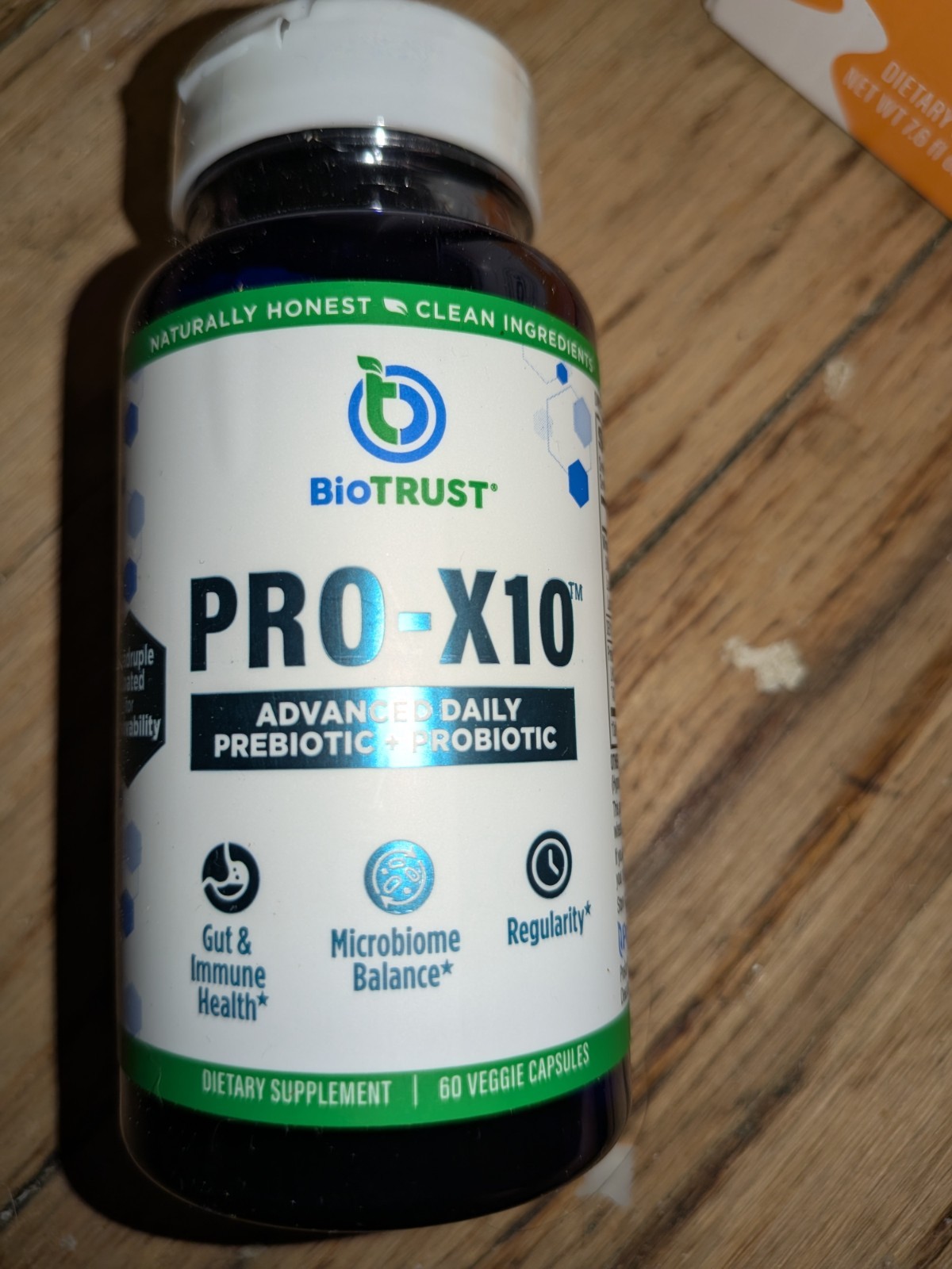 BioTRUST PRO-X10 Prebiotic + Probiotic Digestive & Immune Support 60 Caps