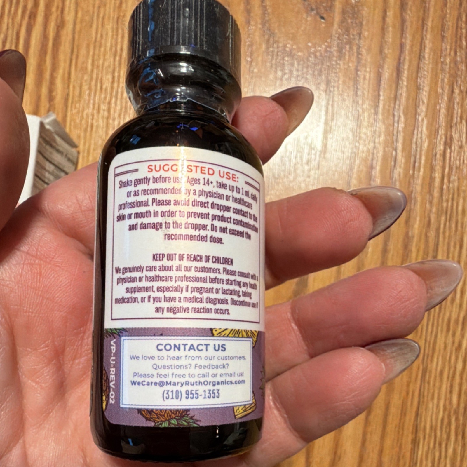 MaryRuth’s Megadose Vitamin D3 USDA Organic Liquid Drops Pineapple 1 fl oz