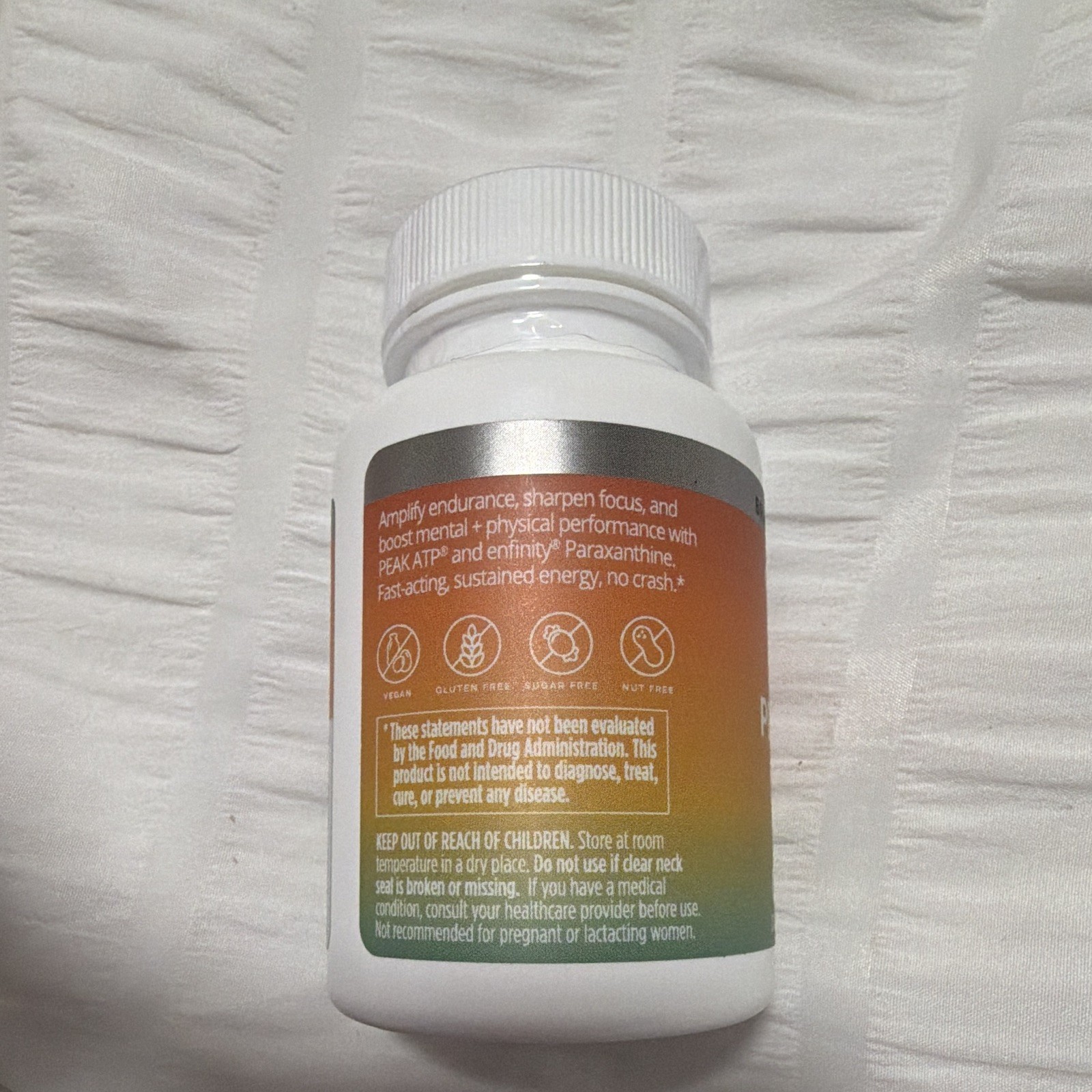 brainMD Peak Energy 30 Capsules Vegan Gluten-Free Exp 03/2028