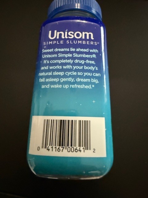 Unisom Simple Slumbers Midnight Raspberry 60 Gummies Sealed 5mg Melatonin 7/2026