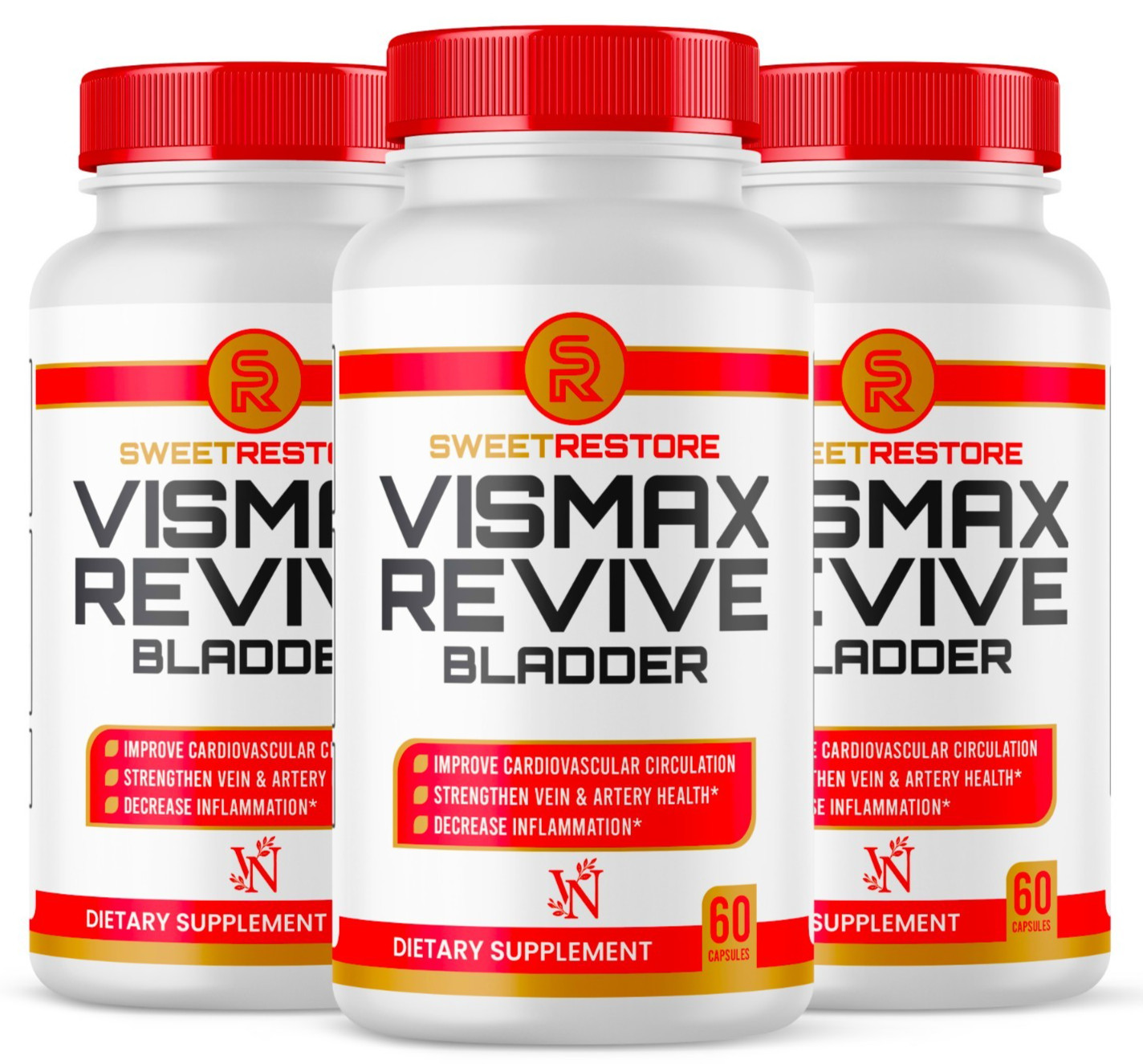 Vismax Revive Bladder, Vismaxrevive Bladder Support Dietary Supplement (180CT)