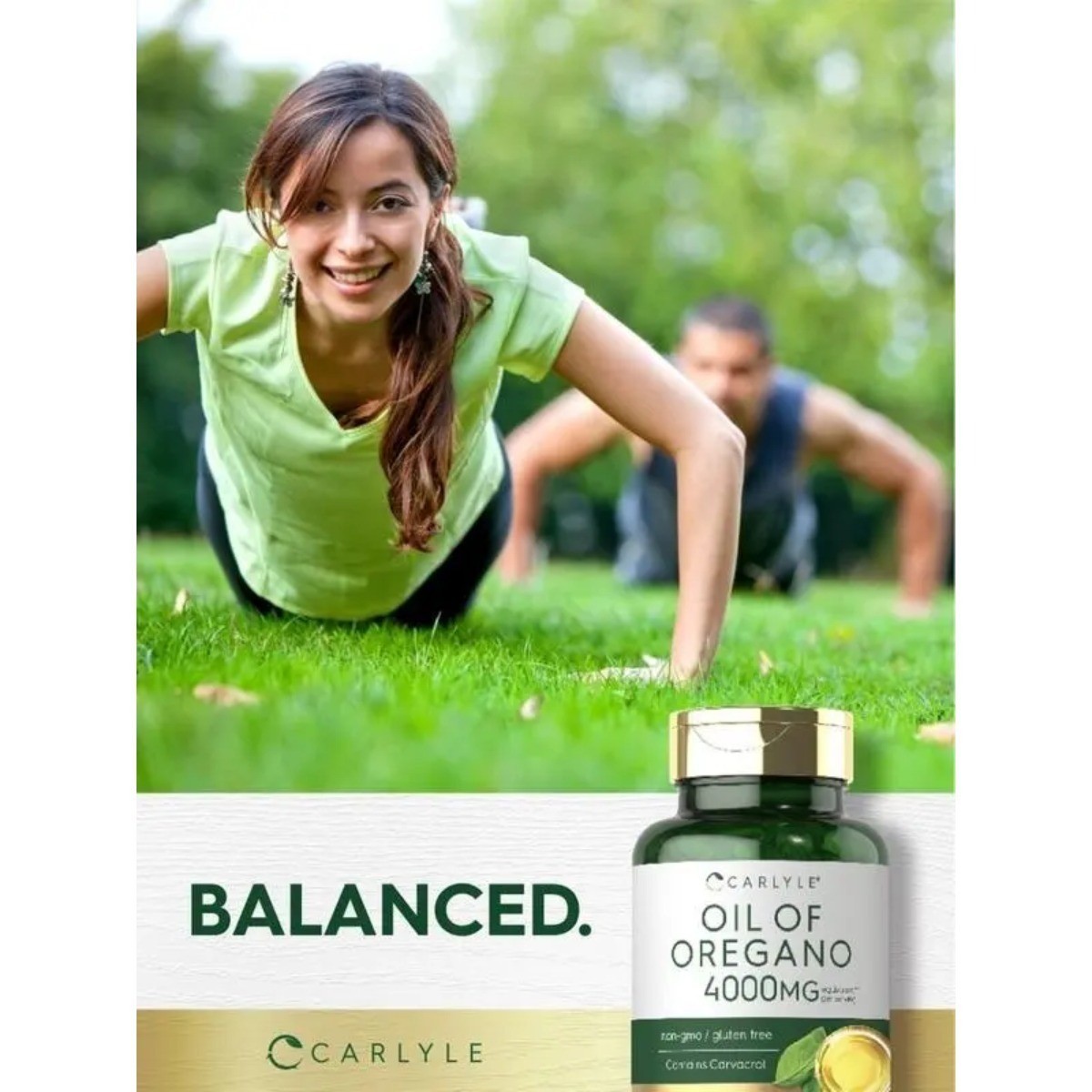 Carlyle Oregano Oil 4000mg Capsules Immune Digestive Wellness Support 150 Count