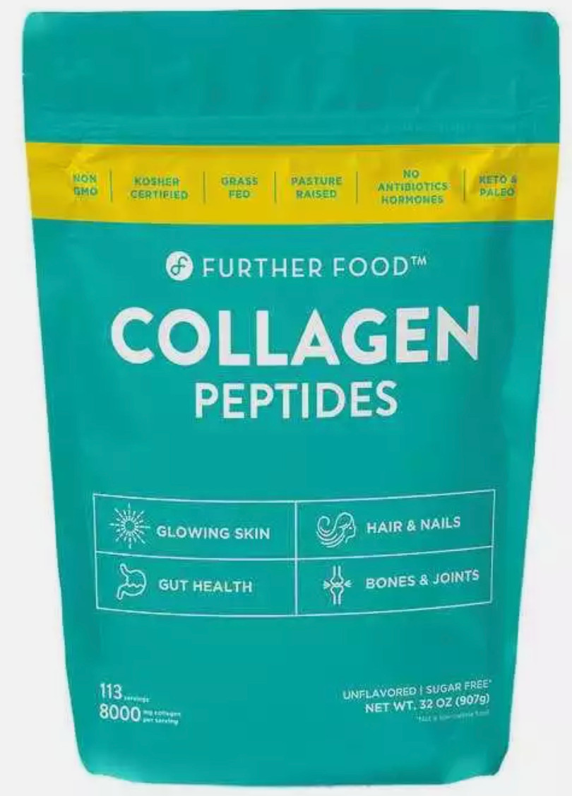 Further Food Grass-Fed Collagen Peptides Powder Unflavored 32.0 oz 113 Servings*
