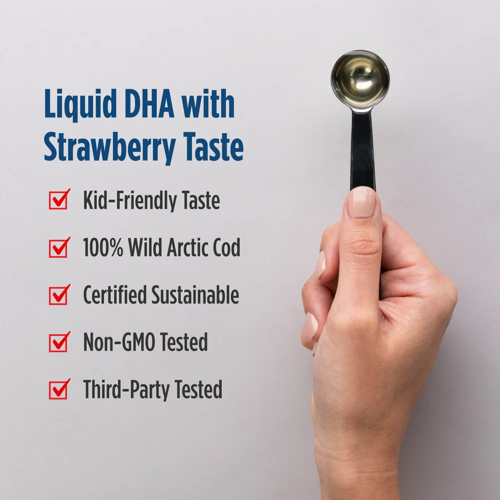 Nordic Naturals Children’s DHA Liquid – Omega-3 DHA Oil For Kids, 8 oz