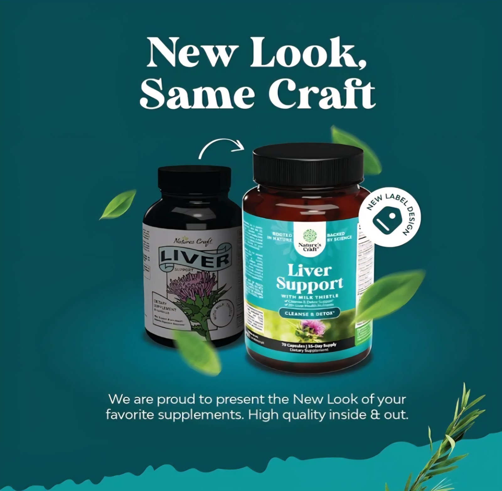 Nature’s Craft Liver Support w/ Milk Thistle 70 capsules 9/2027