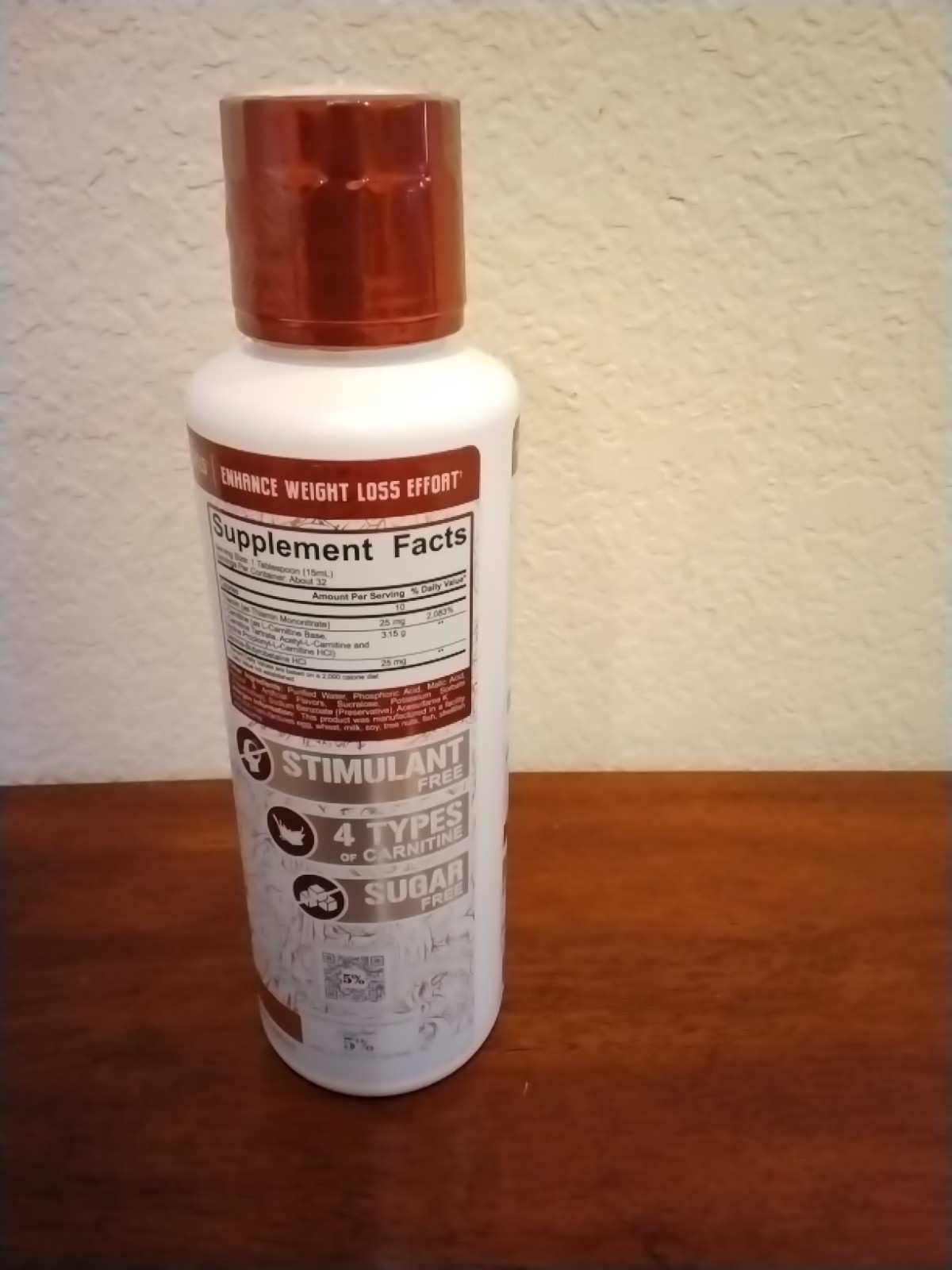 5% Nutrition – LIQUID L-CARNITINE 3150 Mandarin Orange – 32 Servings BBD 06/27