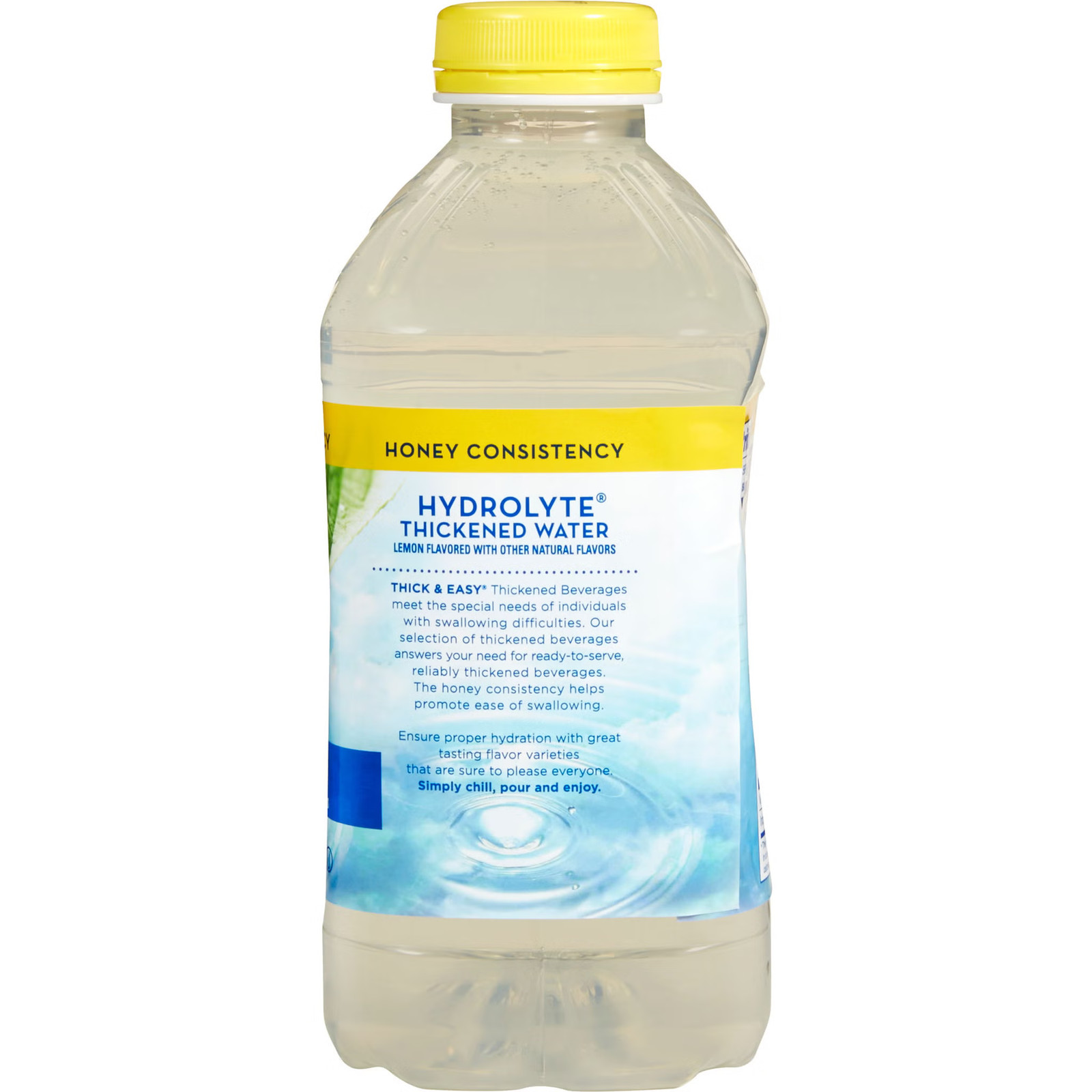 Thick & Easy Hydrolyte Thickened Water Lemon 46 oz. Bottle 6 Ct