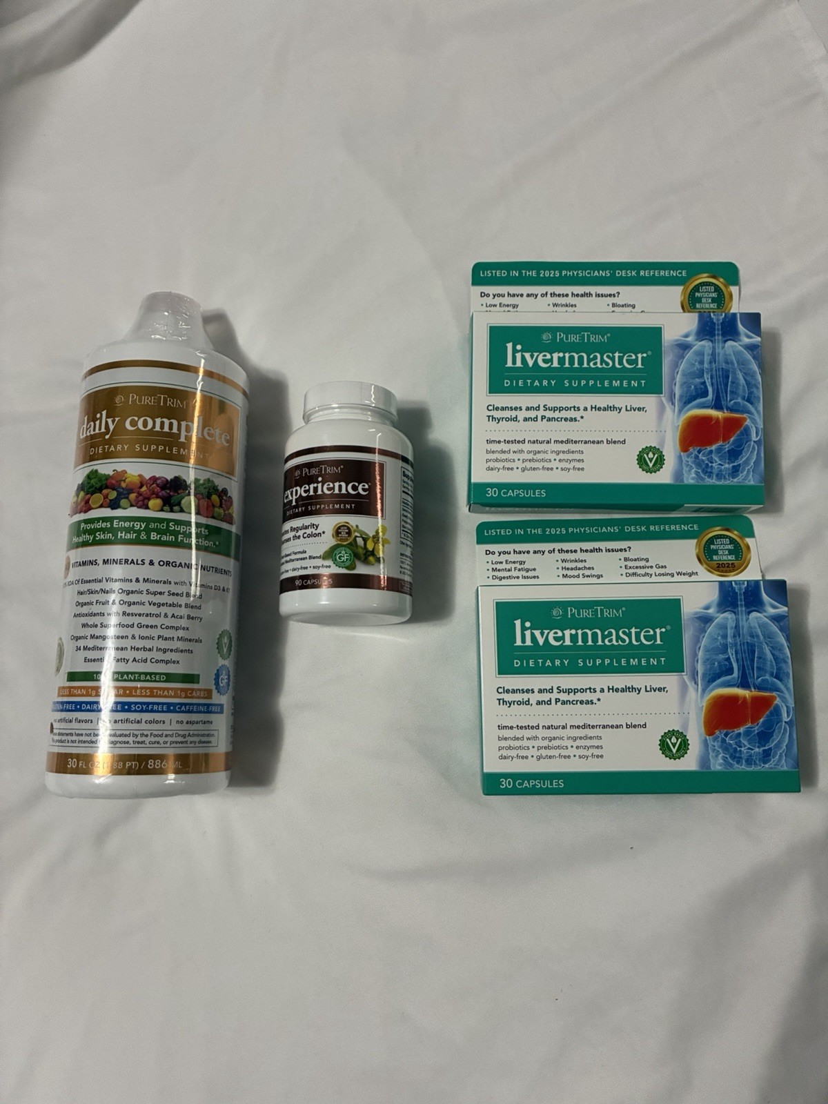 PureTrim LiverMaster 30-Day Cleanse Starter Pack Daily Complete Experience New