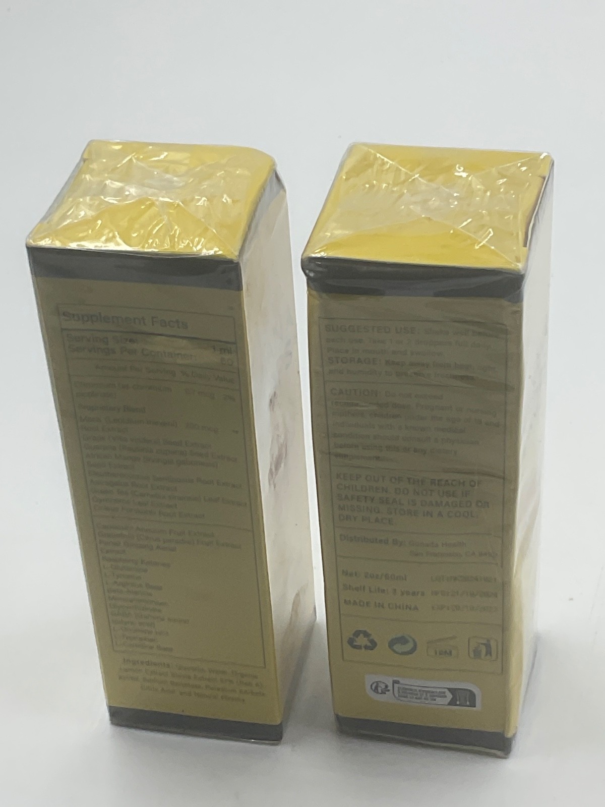 Banana Drops for Weight Loss Liquid Dietary Supplement 2-pk Exp 3/27 Free Ship