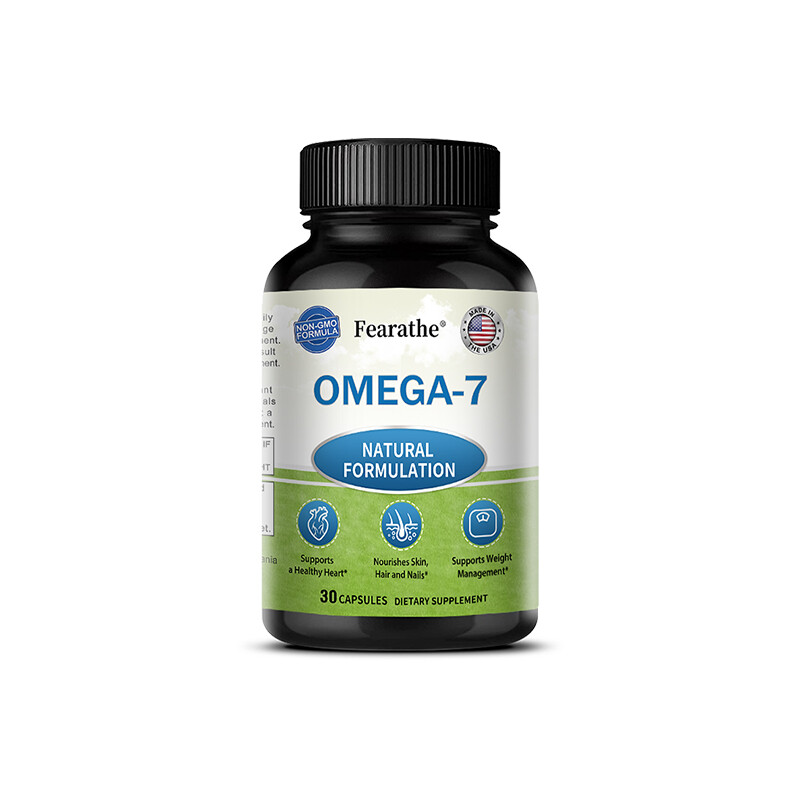Omega 7 Fatty Acids – 900mg/serving – Natural Sea Buckthorn oil