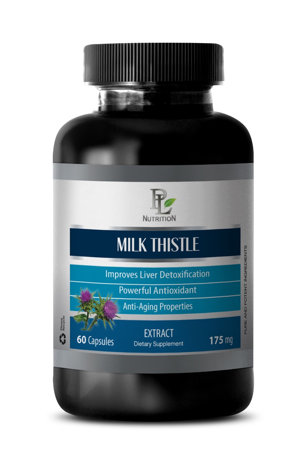 anti-aging blend – MILK THISTLE 175 MG – milk thistle best selling – 1 Bottle