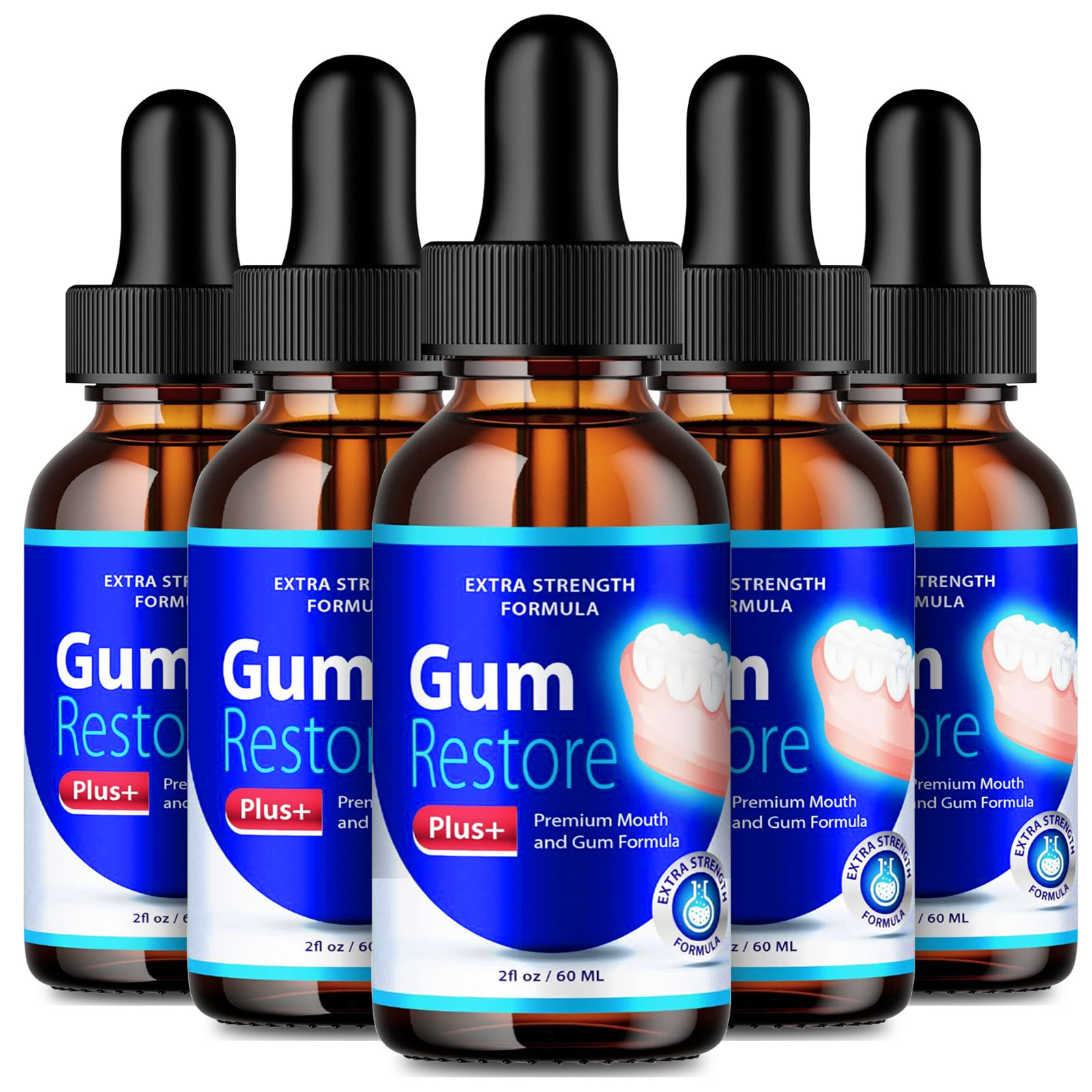 Gum Restore Supplement for Maximum Strength – Official Formula (5 pack)