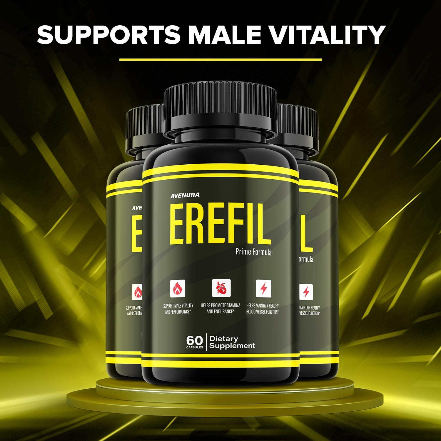 (1 Pack) Erefil for Men Capsules – Erefil Advanced Formula Pills Supplement