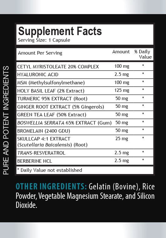 Headache relief – MAXIMUM PAIN RELIEF 610MG – msm happy body – 1 Bottle
