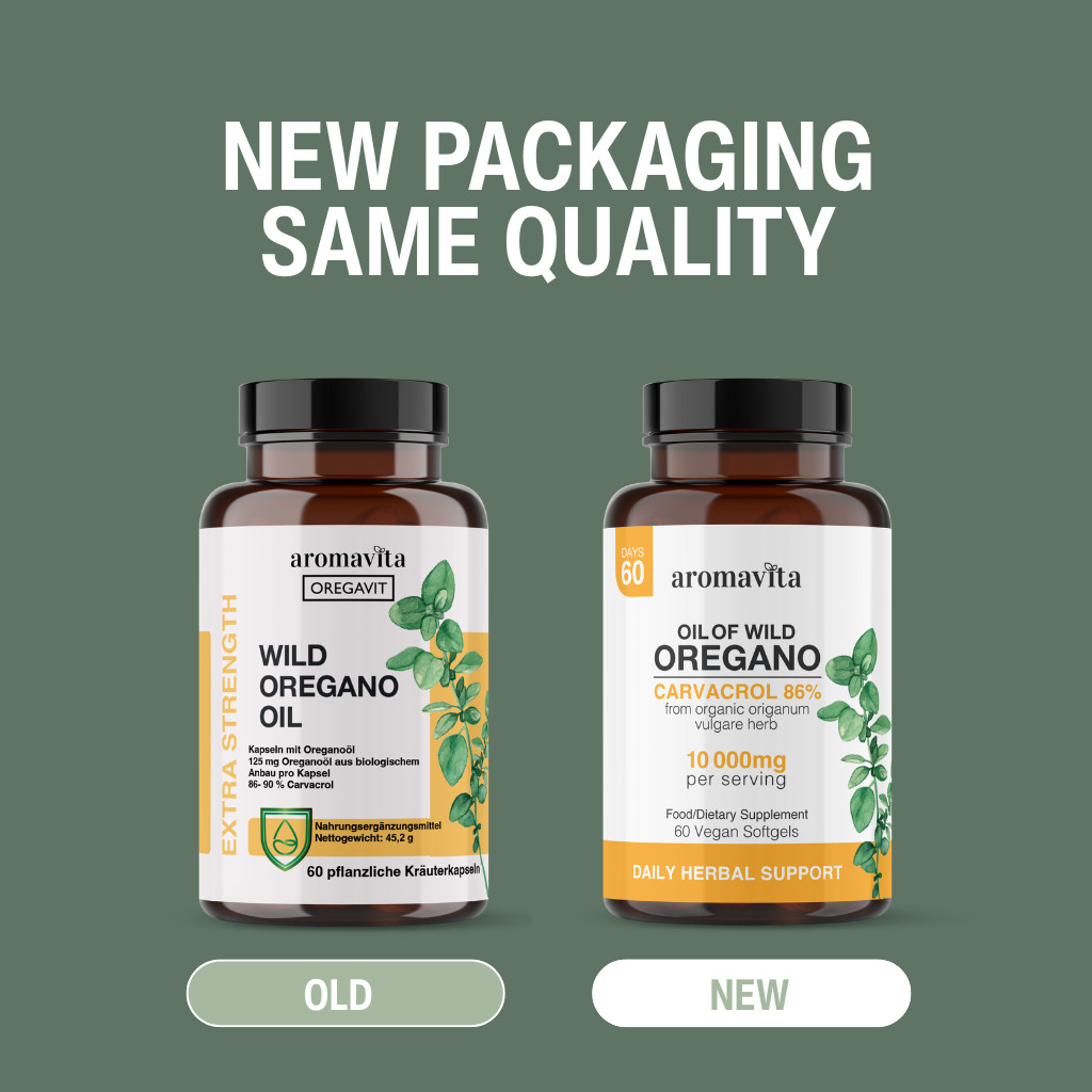Aromavita Wild Oregano Oil Softgels 10000mg– Immune & Digestive Support