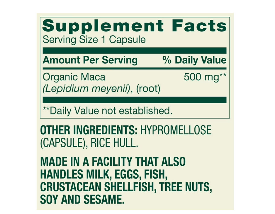 Spring Valley Maca Dietary Supplement – 500 mg – 90 count, 2PACK
