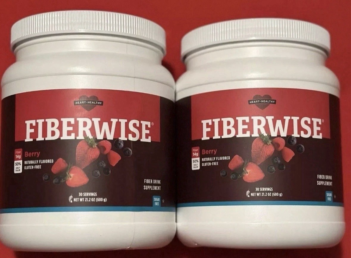 2x Melaleuca Fiberwise Berry Fiber Drink Supplement Sugar-Free 2-Pack 30 Serving