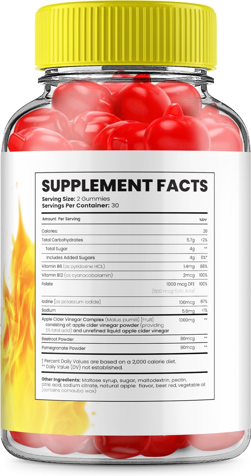 (2 Pack) Fit Burn ACV Gummies Supplement – FitBurn ACV Gummy Apple Cider Vinegar