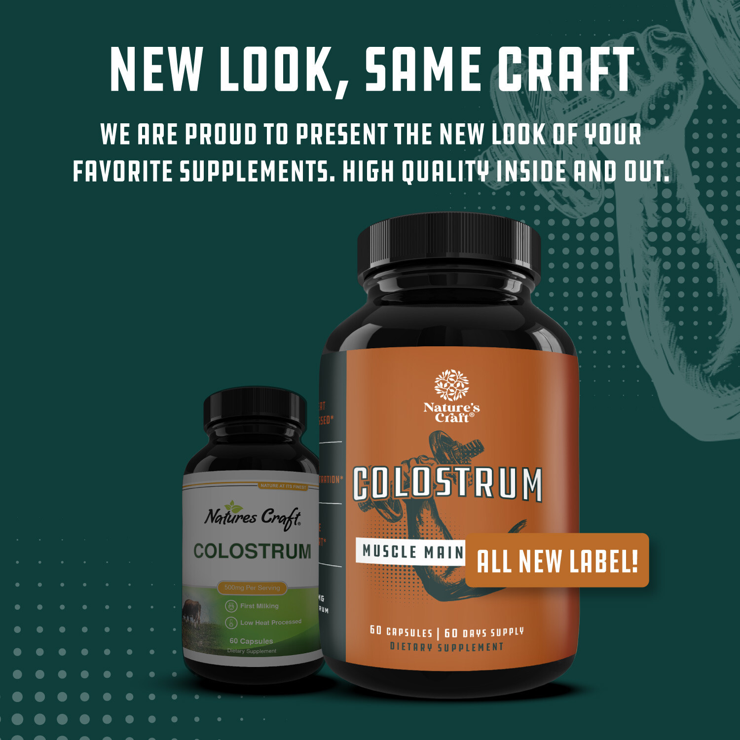 Bovine Colostrum Capsules with Immunoglobulin G – Colostrum Supplement