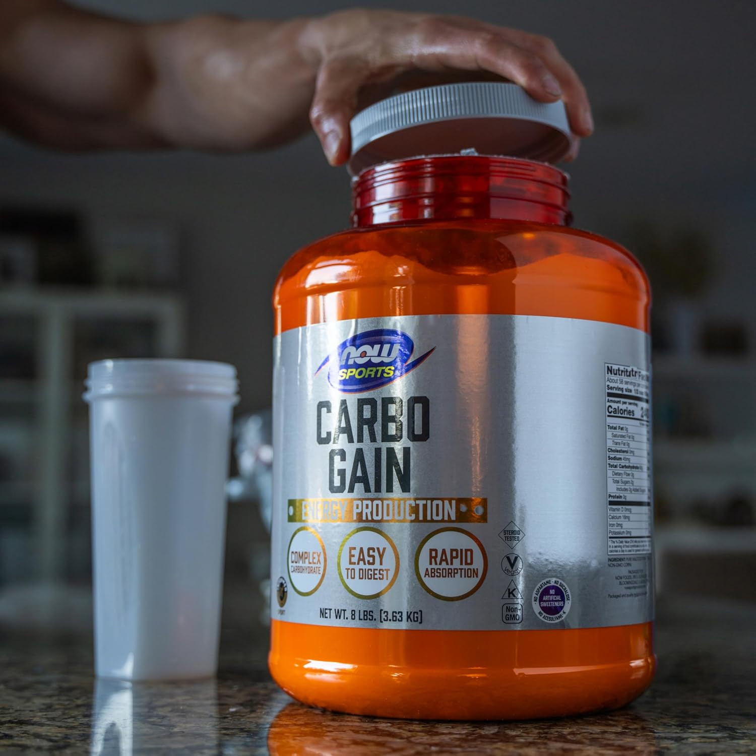 Sports Nutrition, Carbo Gain Powder (Maltodextrin), Rapid Absorption, Energy …