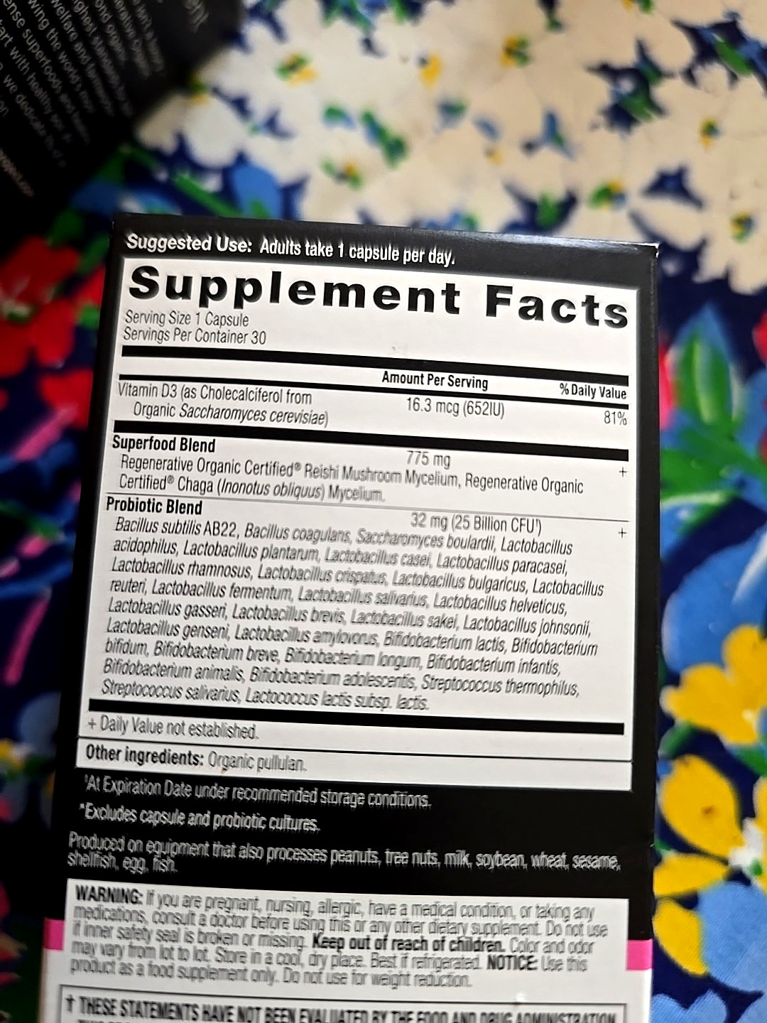 2 Ancient Nutrition Probiotics Women’s ORGANIC Daily 25 Billion CFU 30 Caps x 2