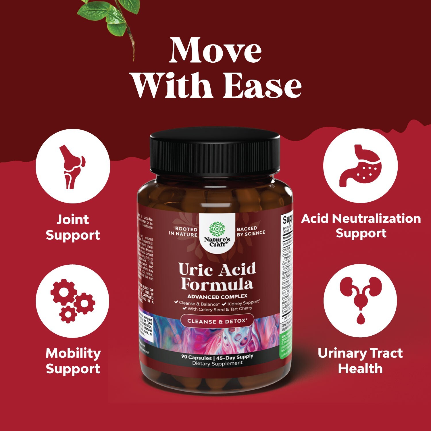 Natures Craft Uric Acid Support Supplements Promote Joint Health – Uric Acid