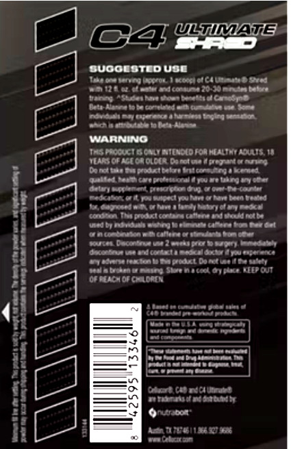C4 Ultimate Shred Pre-Workout – Pink Lemonade (20 Servings)