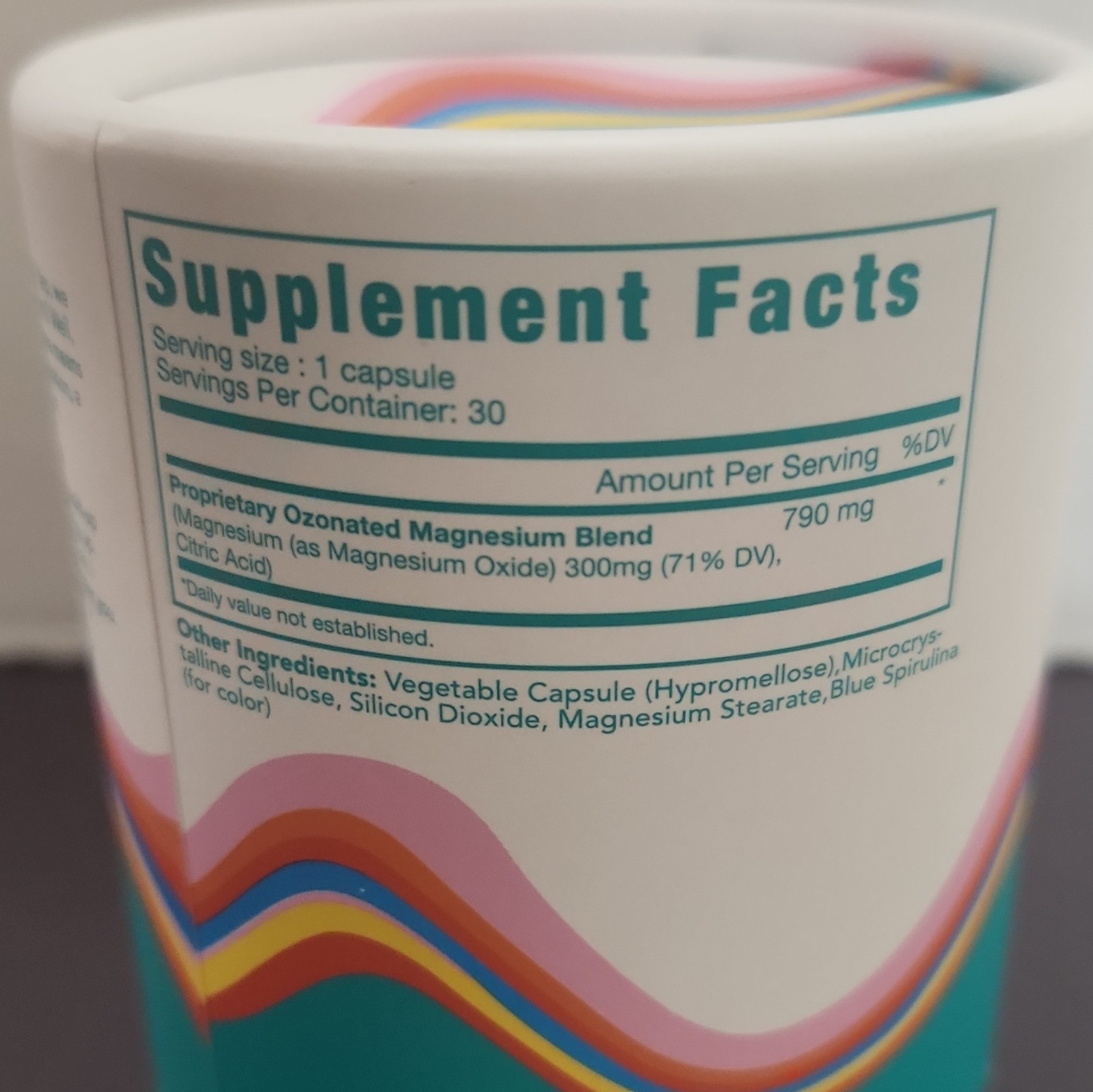 Let Loose Constipation Relief Magnesium Capsules Vegan Non-GMO Gluten-Free 30