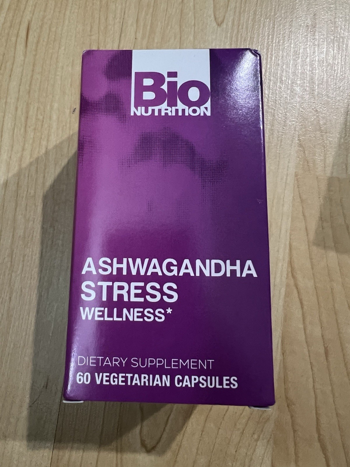 Bio Nutrition Ashwagandha Stress Support 60 Vegetarian Capsules Alcohol Free
