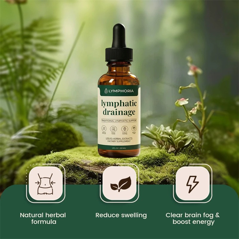 3X Lymphoria – Lymphatic Drainage 59ml – Detox, Bloat Relief & Immune Support