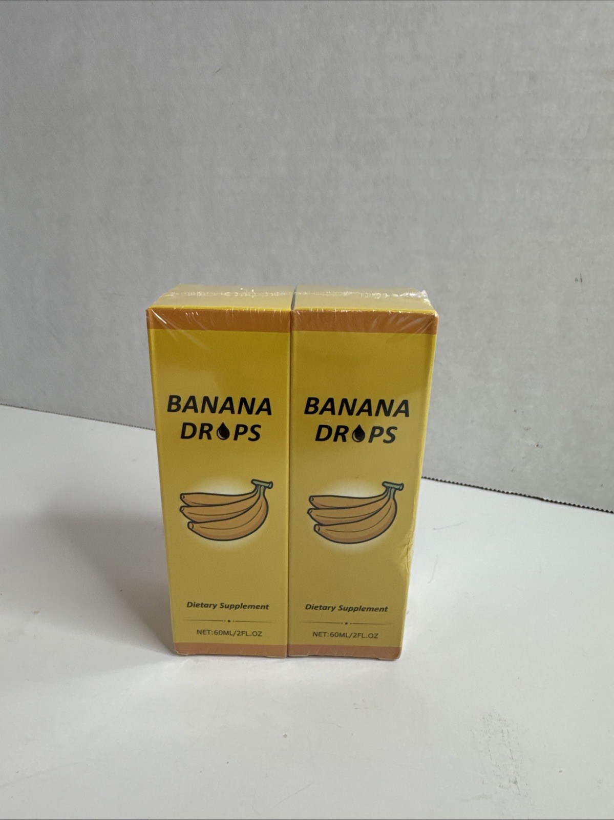 Banana Drops Weight Loss Liquid Supplement 2 oz (Lot of 2)